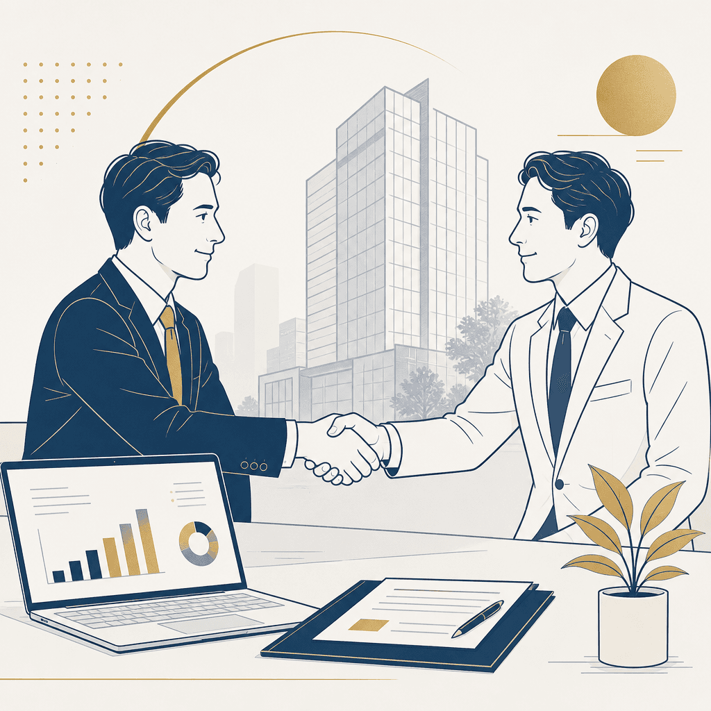 BtoBサービス事業者のイメージイラスト